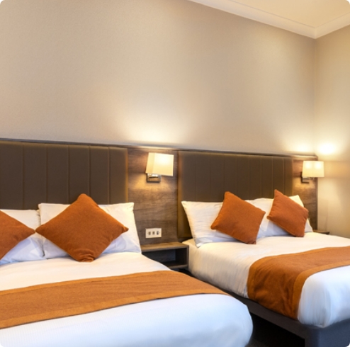 Family Rooms for 4 at Sidney Hotel